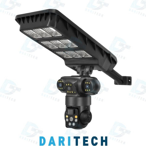 دوربین مینی اسپیددام سولار خورشیدی سیمکارتی 4G V380 مدل سه لنز