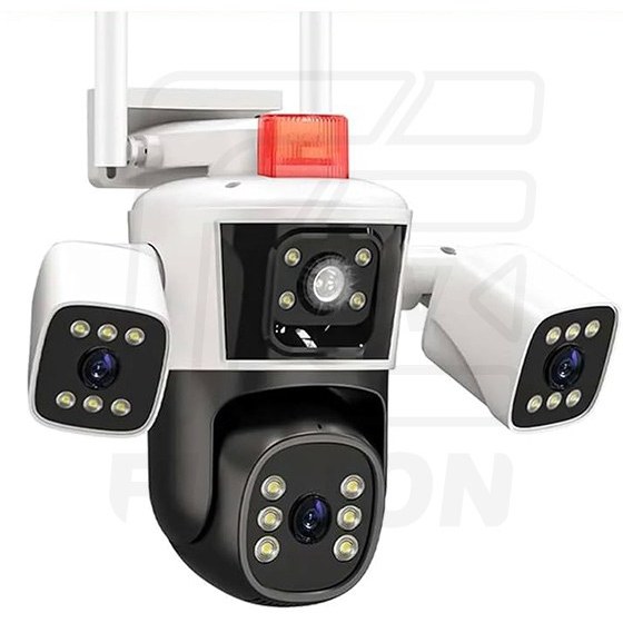 دوربین مداربسته O-Kam QQ849-WP-4-4G مینی اسپید دام ۵ مگاپیکسل با دید در شب رنگی سیلور