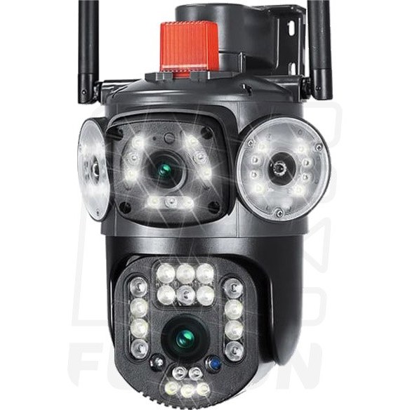 دوربین سیمکارتی 3لنزه کیفیت 4K 12MP پلاک خوان دید در شب تا 100متر کیفیت عالی