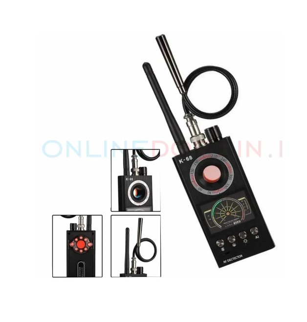 دستگاه K68 ( پیدا کردن gps مخفی ، دوربین مخفی ، شنود و دیگر تجهیزات الکترونیکی مخفی شده )