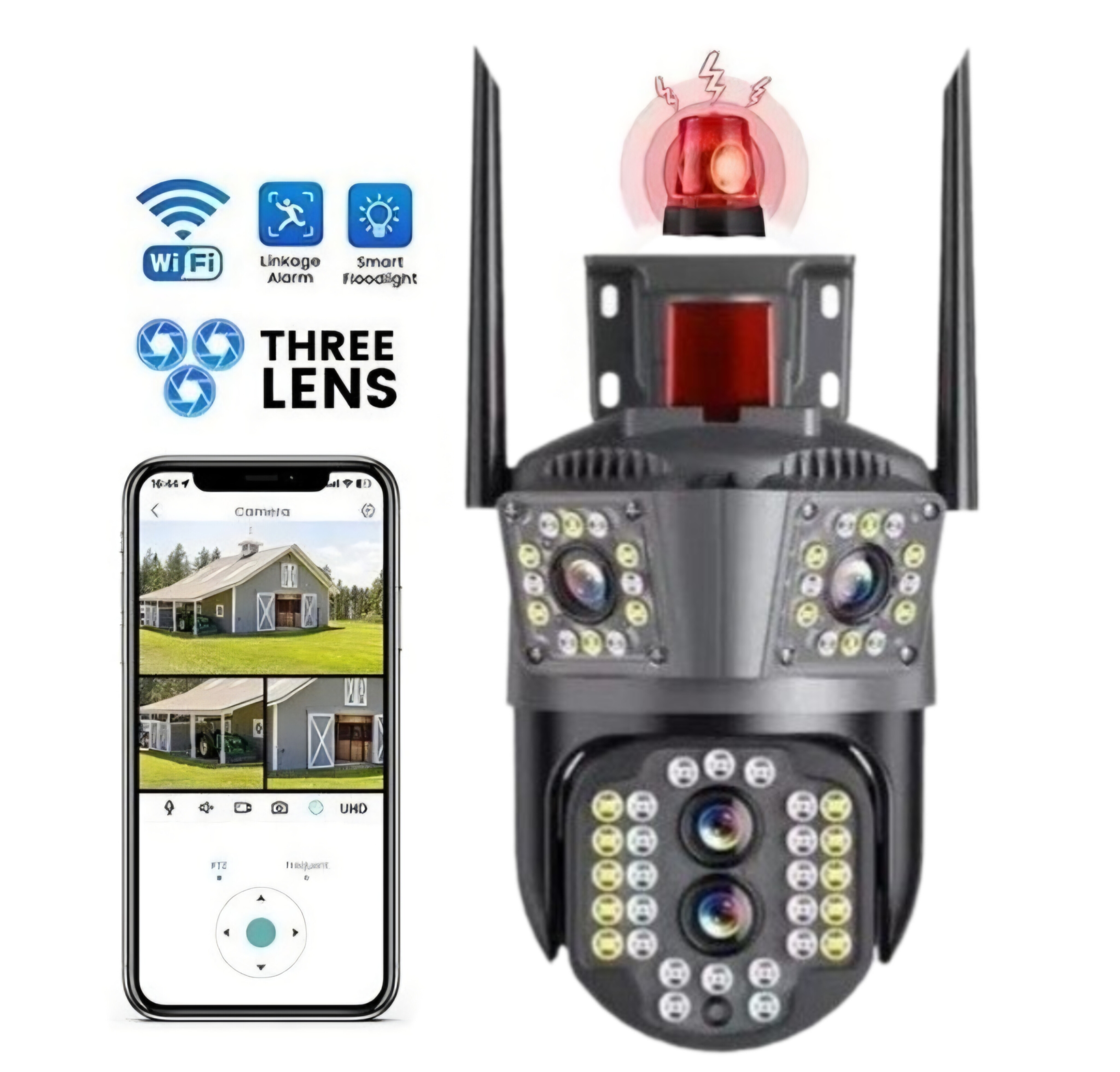 دوربین 3 لنز V380