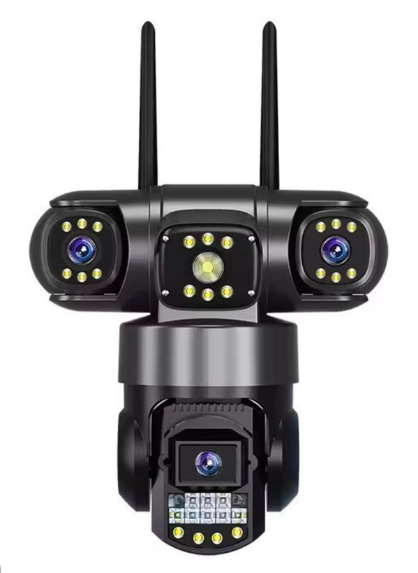 دوربین سیمکارتی ۳ لنز چرخشی V380 Pro بدون نقطه کور