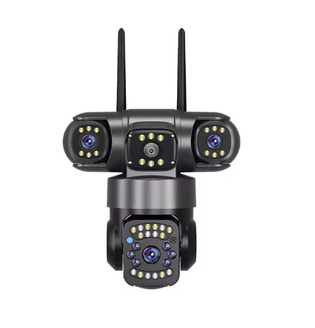 دوربین بی سیم سیمکارتی V380 Pro مدل 3L-R2 کیفیت ۱۲ مگاپیکسل سفید