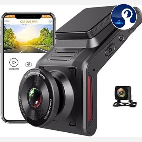 دوربین ثبت وقایع K18 دو دوربینه با ردیابی GPS و اتصال 4G سفید