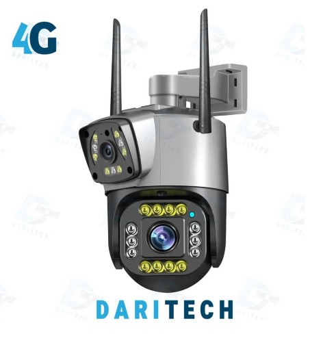 دوربین مدار بسته اسپید دام ۶ مگاپیکسل دو لنز سیمکارتی مدل SC02-4G