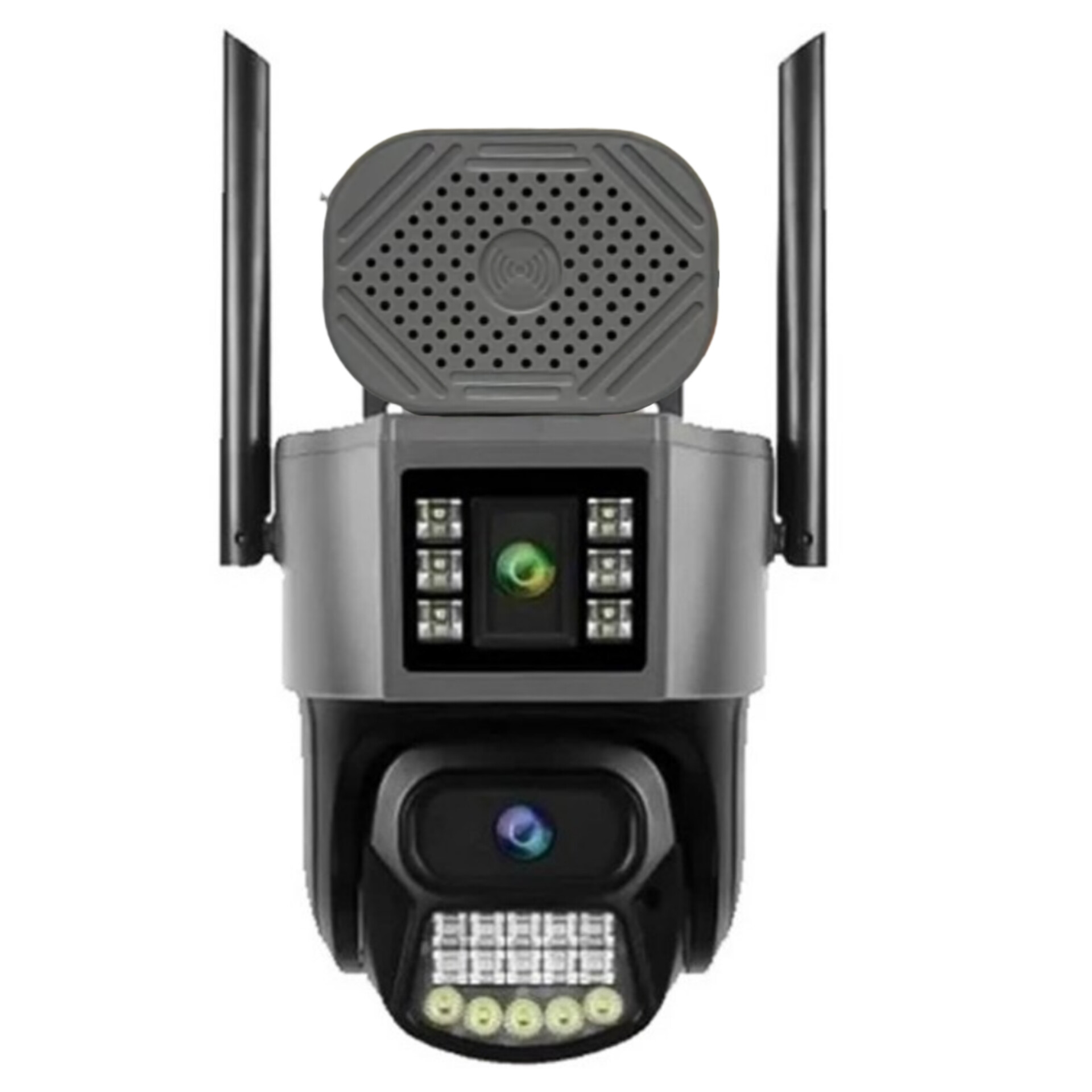 دوربین مداربسته سیمکارتی مدل P19-4G دو لنز O-KAM PRO