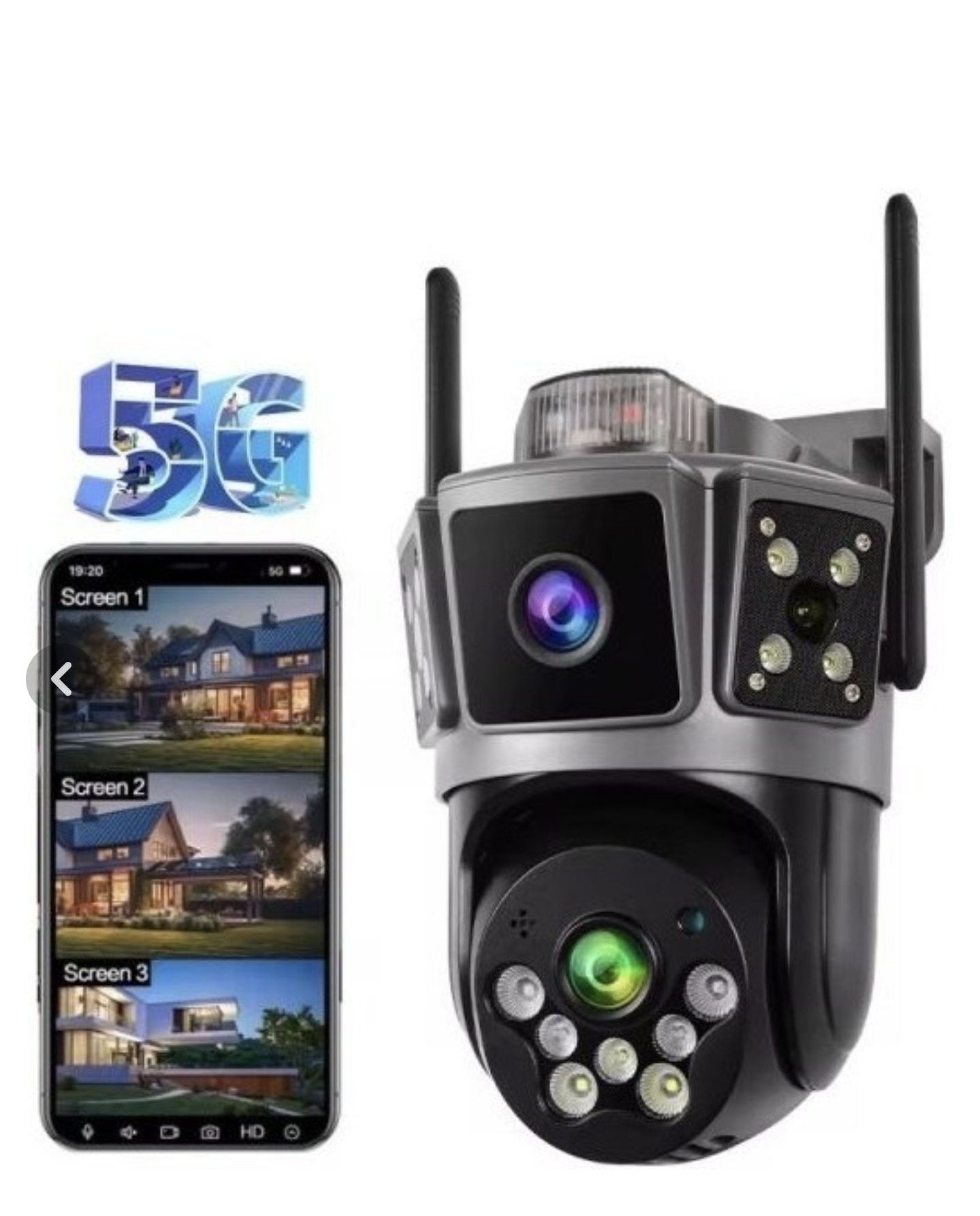دوربین سیمکارتی اوکم پرو مدل S7 کیفیت تصویر ۸ مگاپیکسل مشکی