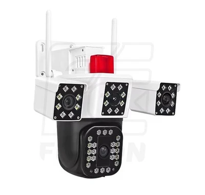 دوربین مداربسته 3 لنز O-Kam QQ849-WP-4-4G مینی اسپید دام ۵ مگاپیکسل با دید در شب رنگی