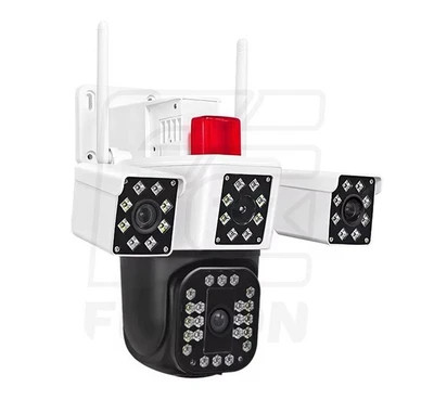 دوربین مداربسته 3 لنز O-Kam QQ849-WP-4-4G مینی اسپید دام ۵ مگاپیکسل با دید در شب رنگی