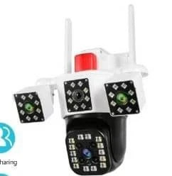 دوربین مداربسته 3 لنز O-Kam QQ849-WP-4-4G مینی اسپید دام ۵ مگاپیکسل با دید در شب رنگی