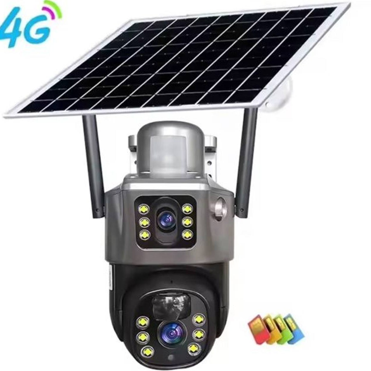 دوربین خورشیدی سیمکارتی V380 ظرفیت ۳ تصویر