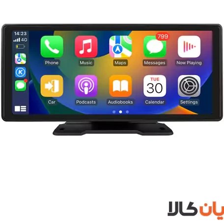 نمایشگر هوشمند خودرو مدل 10.26 اینچ با قابلیت CarPlay و Android Auto سفید