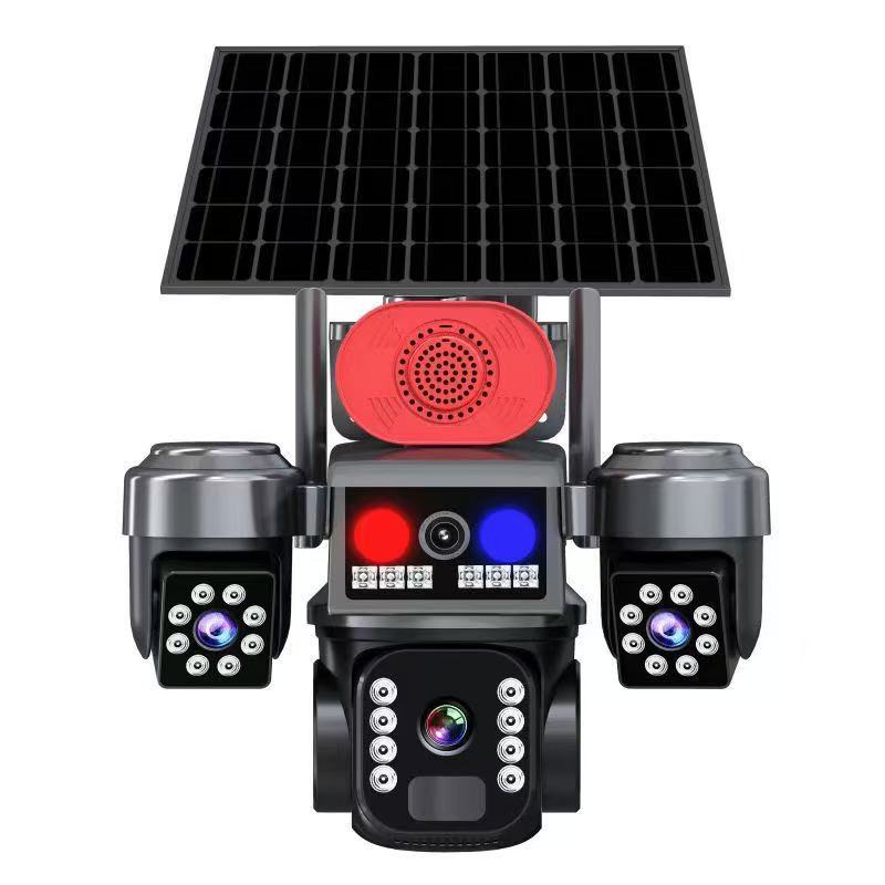 دوربین مداربسته سیمکارتی V560 خورشیدی 4 لنز HIEASY سرور ایرانی سفید
