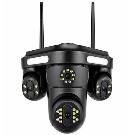 دوربین مینی اسپیددام سیمکارتی OKAM سه لنز چرخشی مدلQQ871-WP-4G-AS-T سفید
