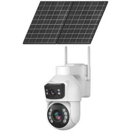 دوربین مداربسته خورشیدی 2 لنز زومدار (Hi-easy)