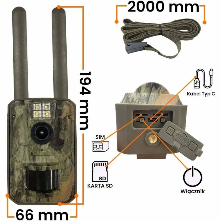 دوربین تله ای خورشیدی TRAIL 4G Solar Okampro