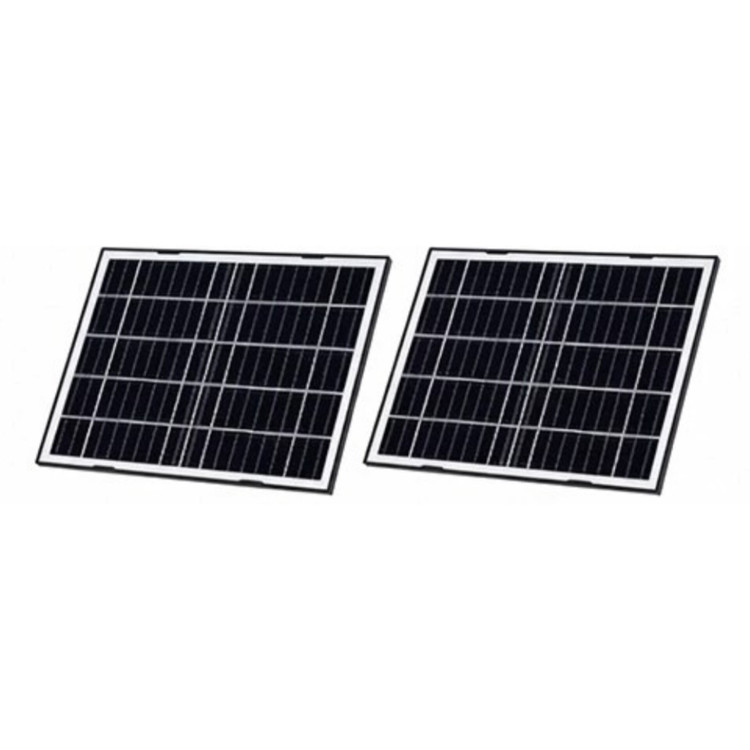2 پنل خورشیدی سولار تایپ سی (Type C) مخصوص دوربین مداربسته سیمکارتی و سایر لوازم (2 پنل)