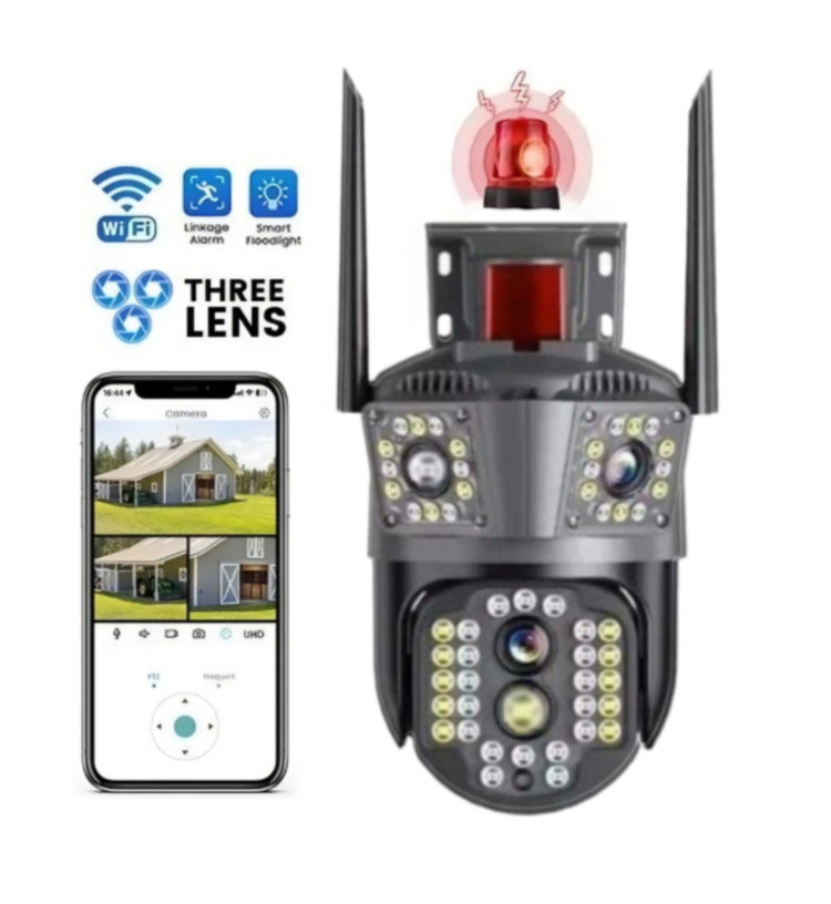 دوربین بی سیمکارتی 3 لنز V380