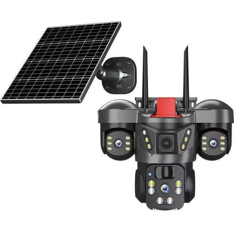 دوربین مینی اسپیددام سولار سیمکارتی 3 لنز 15 مگاپیکسل V380 PRO مدل QL23-4G سفید