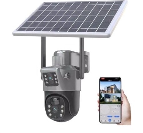 دوربین امنیتی خورشیدی V380 مدل SOLAR 4G-LIGHTING