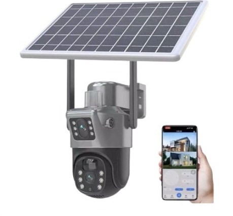 دوربین امنیتی خورشیدی V380 مدل SOLAR 4G-LIGHTING