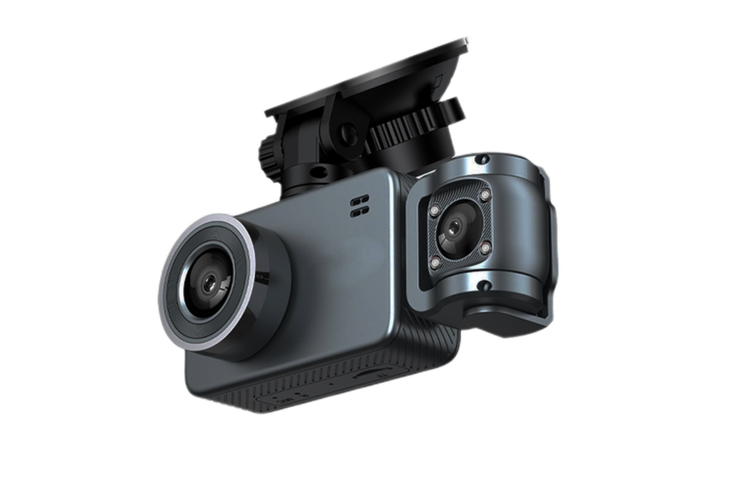 دوربین ثبت وقایع خودرو مدل DCR509-4K با ۳ لنز و WiFi سفید