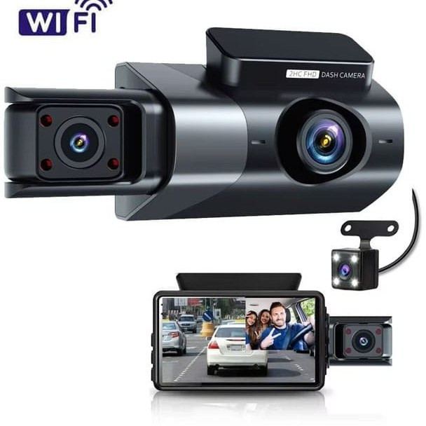 دوربین ثبت وقایع ۳ لنز وای فای مدل WDR