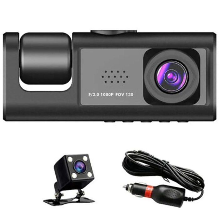 دوربین ثبت وقایع خودرو بلک باکس BLACK BOX سه لنزه سفید